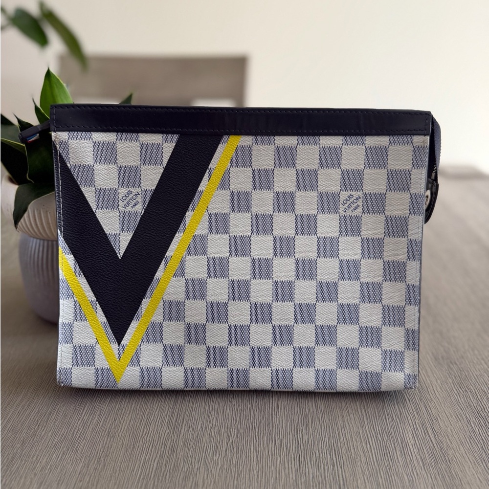 LV Voyage MM Latitude Damier Azur Toiletry Pouch 26